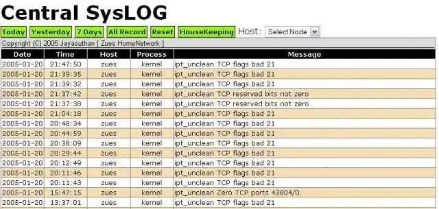 Download web tool or web app mSyslog UI