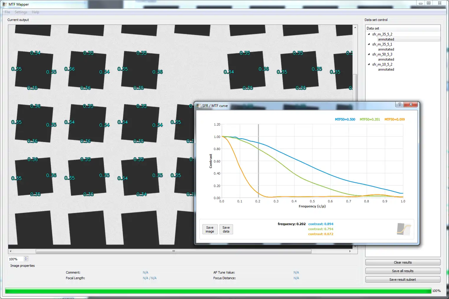 Download web tool or web app MTF mapper