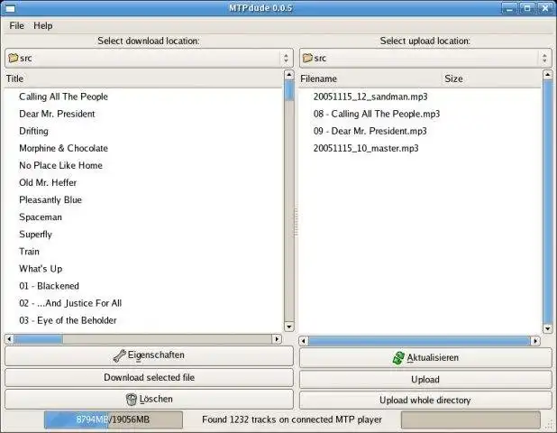 Download web tool or web app MTPdude