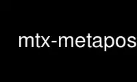 Запустите mtx-metapost в бесплатном хостинг-провайдере OnWorks через Ubuntu Online, Fedora Online, онлайн-эмулятор Windows или онлайн-эмулятор MAC OS