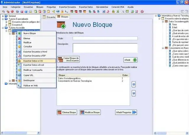 Download web tool or web app MultiEnquisas to run in Linux online