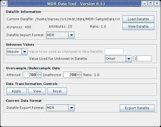 Download web tool or web app Multifactor Dimensionality Reduction