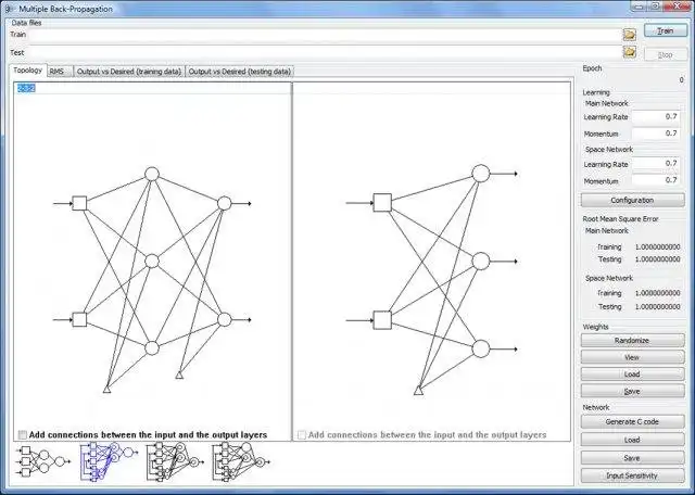 Download web tool or web app Multiple Back-Propagation (with CUDA)