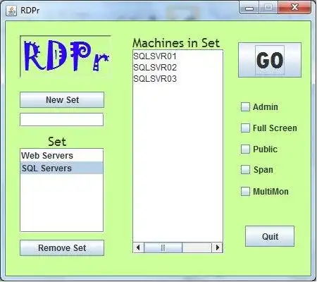 Download web tool or web app Multiple RDP launcher