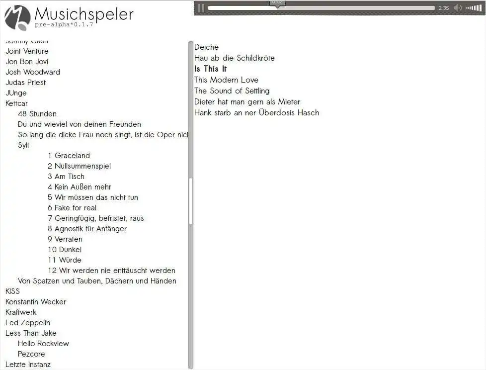 Download web tool or web app Musichspeler