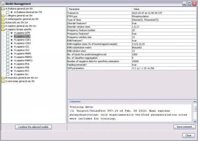 Download web tool or web app Musite to run in Windows online over Linux online