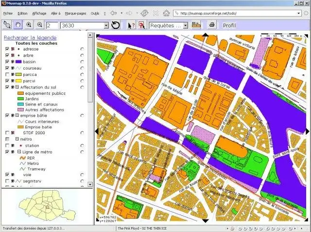 Download web tool or web app Musmap - a web GIS software