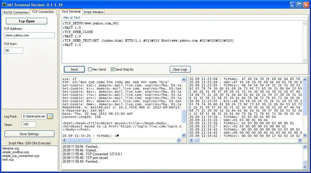 Download web tool or web app MU Terminal