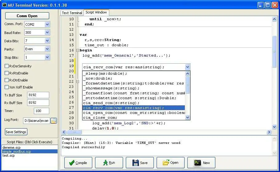 Download web tool or web app MU Terminal