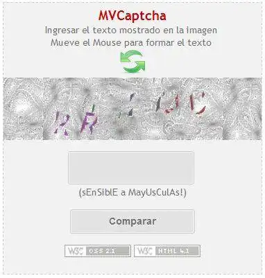 Download web tool or web app mvCaptcha