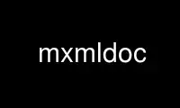 Run mxmldoc in OnWorks free hosting provider over Ubuntu Online, Fedora Online, Windows online emulator or MAC OS online emulator