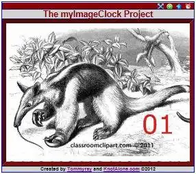 Download web tool or web app myImageClock