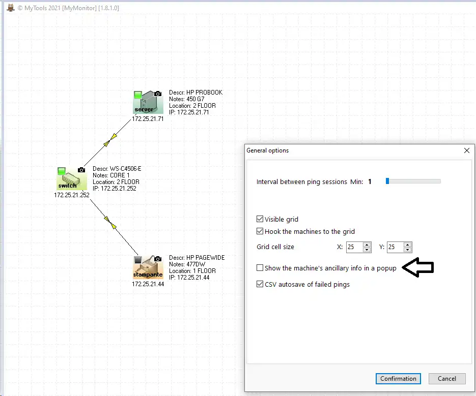 Download web tool or web app mypingmonitor