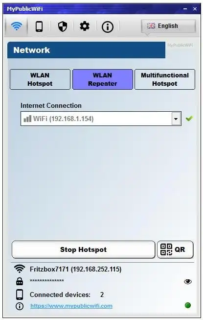 Download web tool or web app MyPublicWiFi