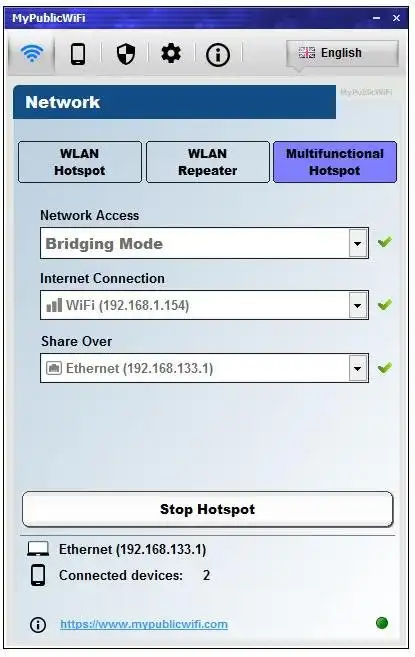 Download web tool or web app MyPublicWiFi