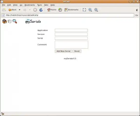 Download web tool or web app mySerialz