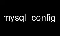 Run mysql_config_editor in OnWorks free hosting provider over Ubuntu Online, Fedora Online, Windows online emulator or MAC OS online emulator