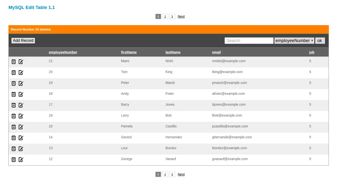 Unduh alat web atau aplikasi web Tabel Edit MySQL