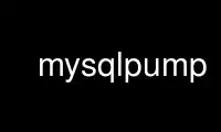 Run mysqlpump in OnWorks free hosting provider over Ubuntu Online, Fedora Online, Windows online emulator or MAC OS online emulator