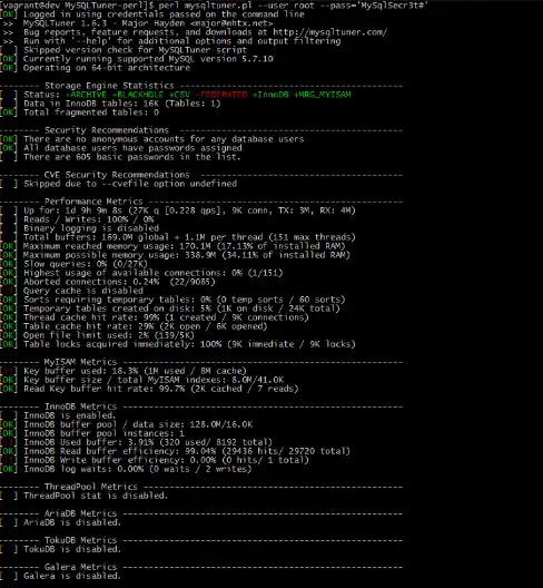 Download web tool or web app MySQLTuner