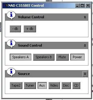 Download web tool or web app NADSerialControlJavaApp