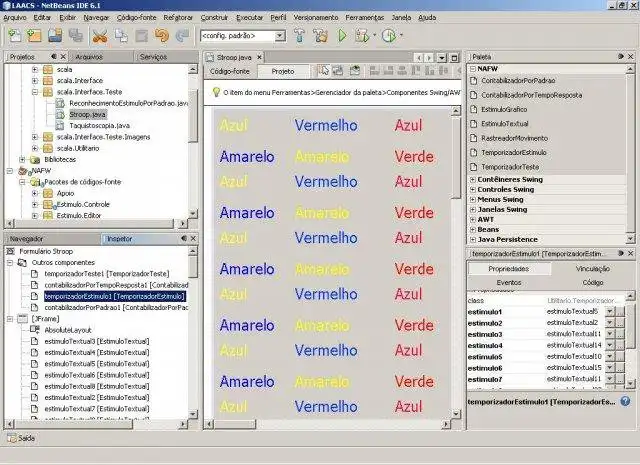 Download web tool or web app NAFW - Psychological Tests FrameWork to run in Windows online over Linux online