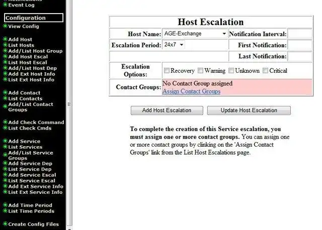 Download web tool or web app NagiosCFG