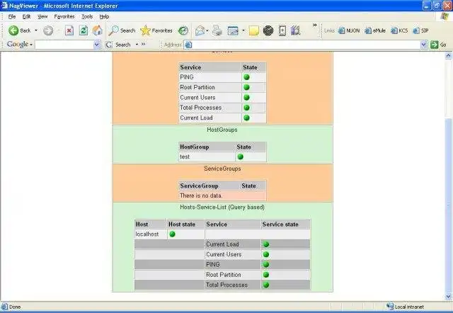 Download web tool or web app NagiosEditor and NagiosViewer