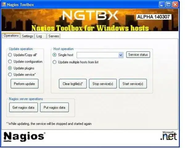 Download web tool or web app Nagios Toolbox for Windows hosts