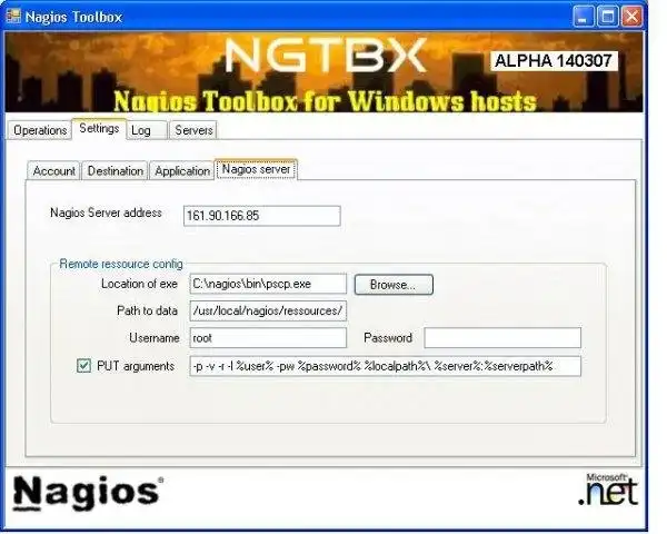 Download web tool or web app Nagios Toolbox for Windows hosts