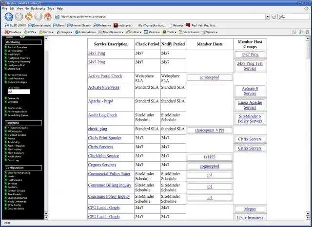 Download web tool or web app Nagios Web Config