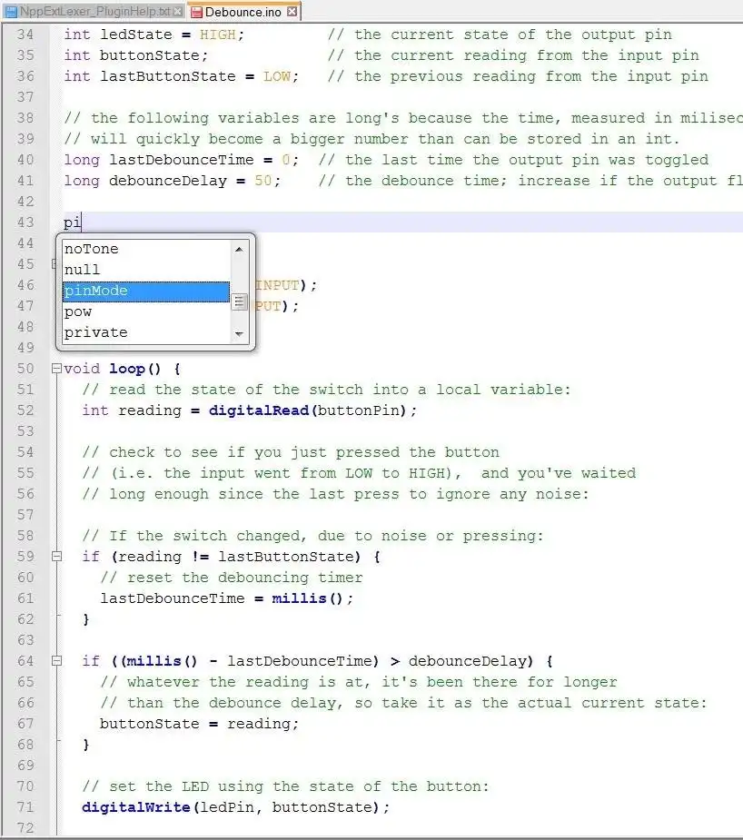 Download web tool or web app N++ Arduino Plugin