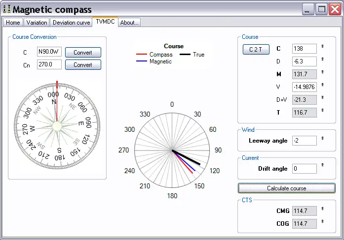 Download web tool or web app Navigational Algorithms