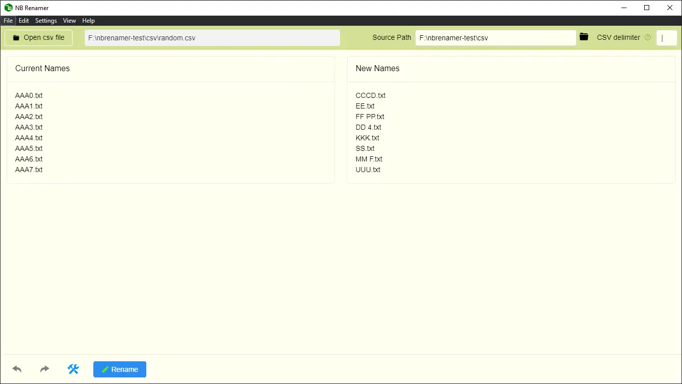 Download web tool or web app NB Renamer