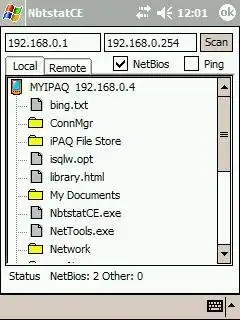 Download web tool or web app NbtstatCE