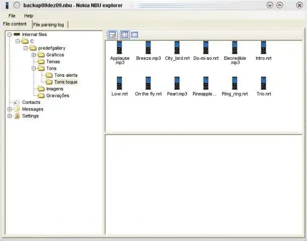 Télécharger l'outil Web ou l'application Web NbuExplorer