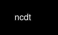 Run ncdt in OnWorks free hosting provider over Ubuntu Online, Fedora Online, Windows online emulator or MAC OS online emulator