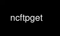 Run ncftpget in OnWorks free hosting provider over Ubuntu Online, Fedora Online, Windows online emulator or MAC OS online emulator