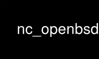 Run nc.openbsd in OnWorks free hosting provider over Ubuntu Online, Fedora Online, Windows online emulator or MAC OS online emulator