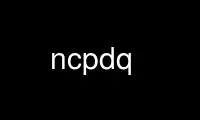 Run ncpdq in OnWorks free hosting provider over Ubuntu Online, Fedora Online, Windows online emulator or MAC OS online emulator