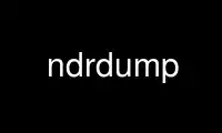 Run ndrdump in OnWorks free hosting provider over Ubuntu Online, Fedora Online, Windows online emulator or MAC OS online emulator