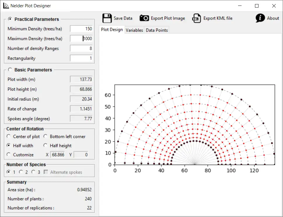 Download web tool or web app Nelder Plot Designer to run in Windows online over Linux online