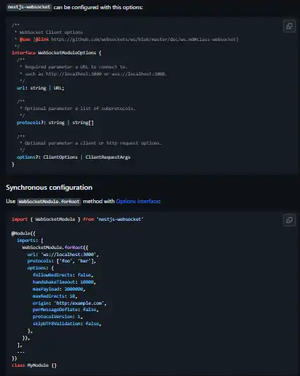 Download web tool or web app NestJS-Websocket