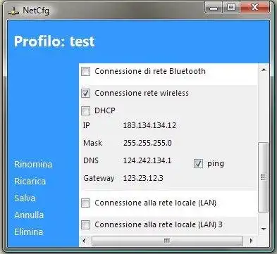 Download web tool or web app NetCfg for windows