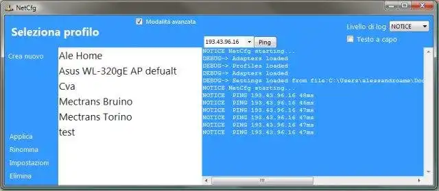 Download web tool or web app NetCfg for windows