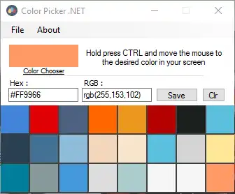 Download web tool or web app .NET Color Picker