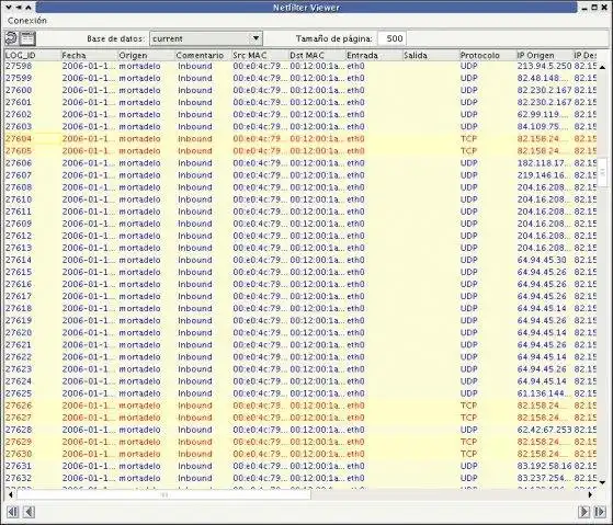 Download web tool or web app Netfilter Tracker