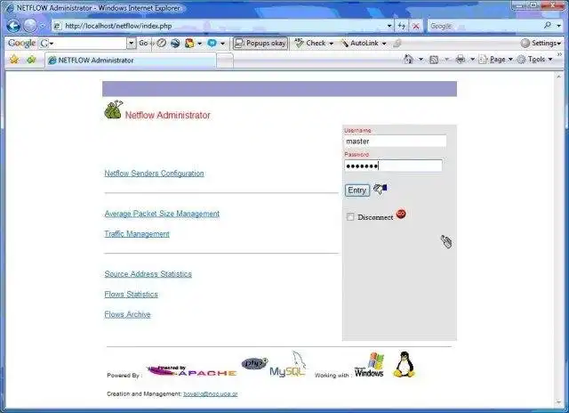 Download web tool or web app Netflow v5 Collector