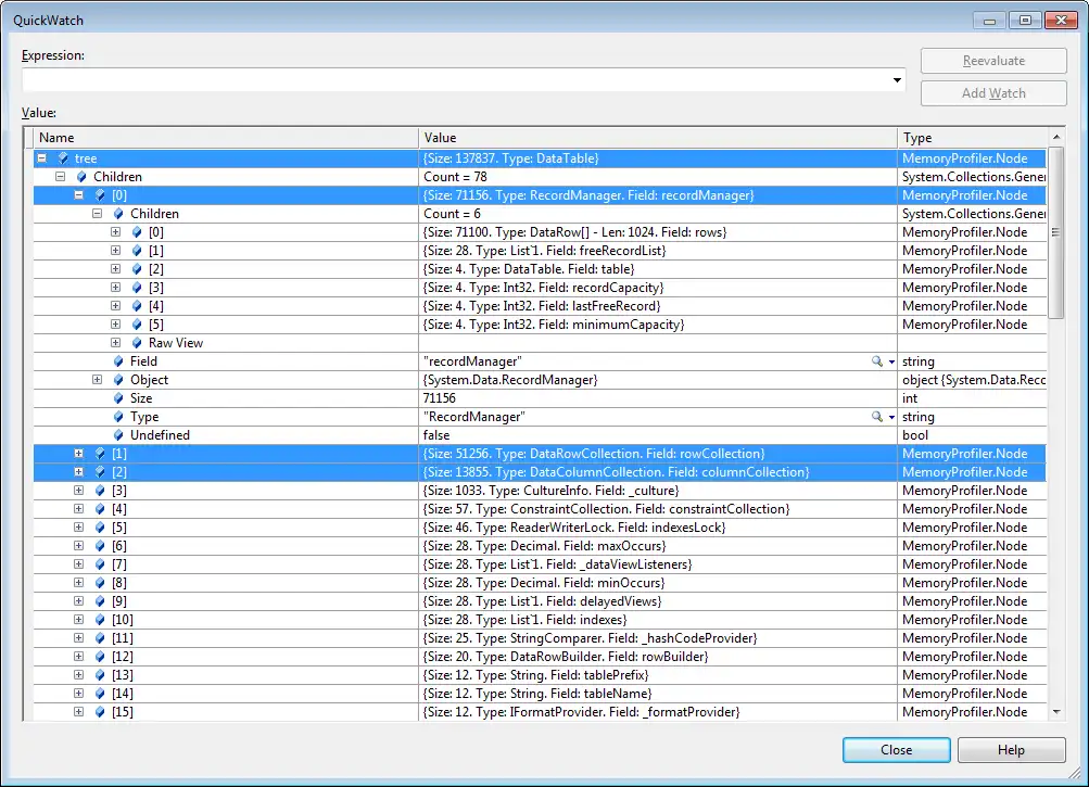 Download web tool or web app .Net Memory Profiler