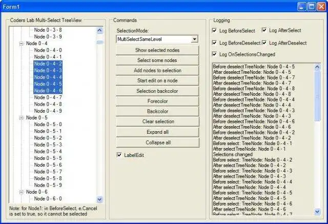 Download web tool or web app .NET Multi-Select TreeView